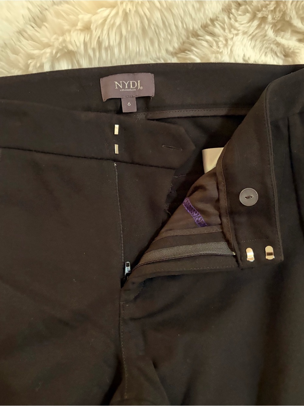 NYDJ WOMENS Black Pants